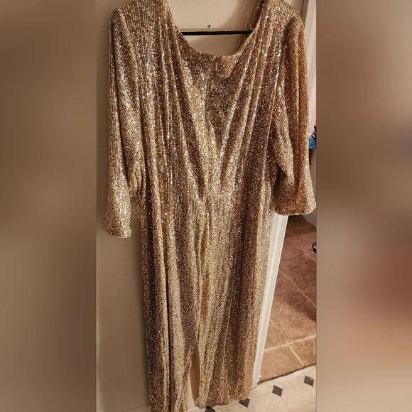 sachin and babi light blue dress Alex Evenings | Dresses | Alex Evenings Gold Dress Gown